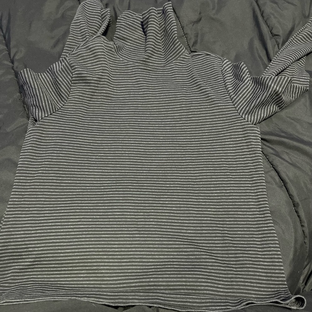 Grey and Black Turtle neck